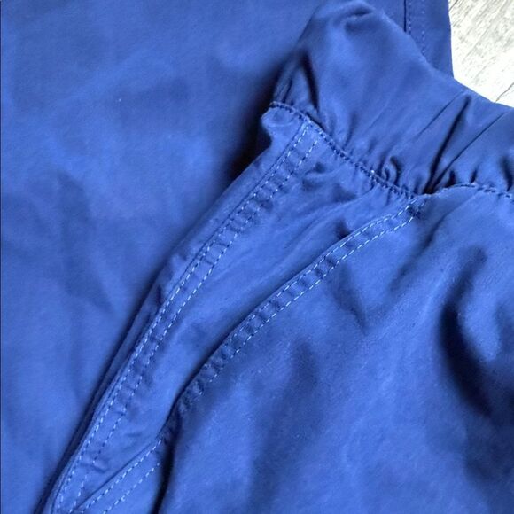 Women's Blue Joggers with Drawstring - Picture 3 of 6